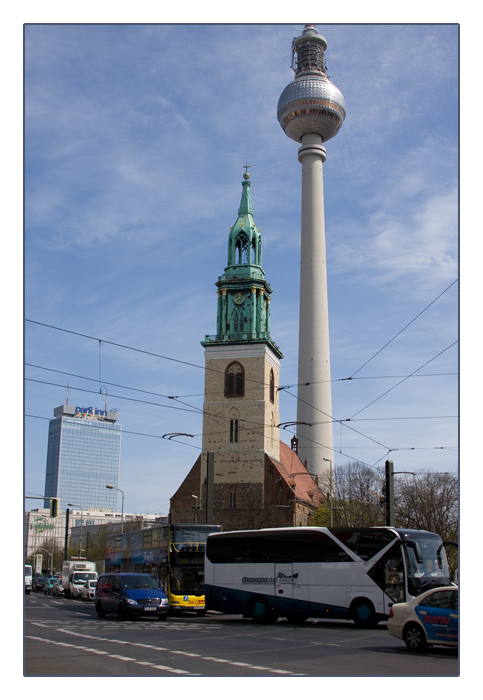 Fernsehturm und Marienkirche