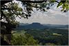 Blick von der Bastei zum Lilienstein