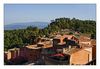 das sch&ouml;ne St&auml;dtchen Rossilon liegt auf einer H&ouml;he von 312m und ist bekannt durch seine ockerhaltigen Erde. Vaucluse, Provence-Alpes-C&ocirc;te d’Azur