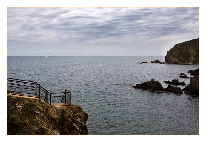Steil-K&uuml;ste bei Collioure