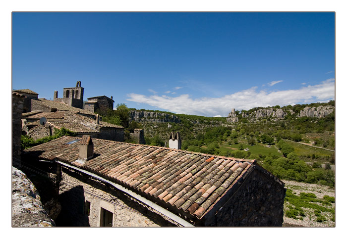 historisches Dorf Balazuc