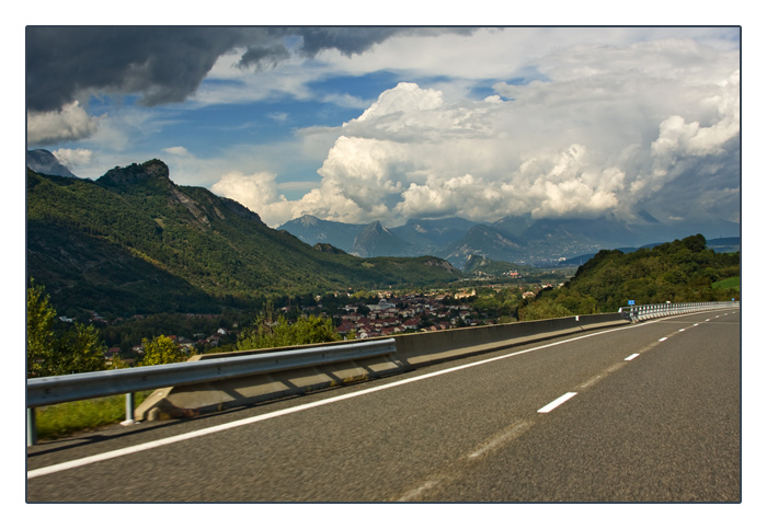 Landschaft bei Grenoble