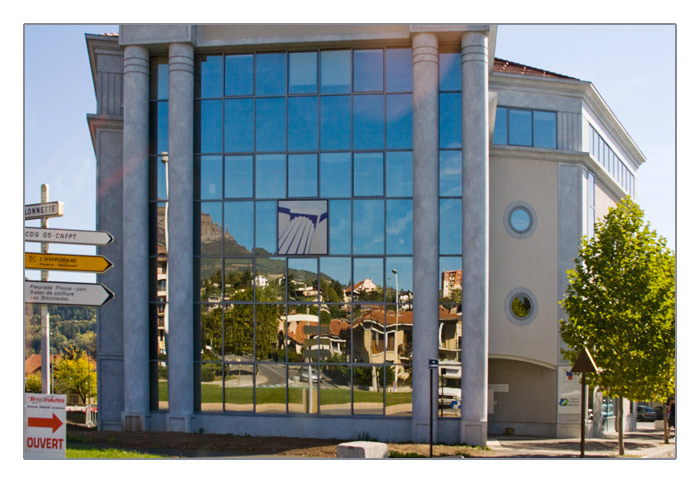 Glasfassade in Gap (Hautes Alpes)