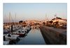 Yachthafen in la Liniere (Ile de Noirmoutier) im Abendlicht