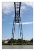 Stahlkonstruktion des Transbordeurs, einer Schwebebr&uuml;cke &uuml;ber die Charente bei Rochefort