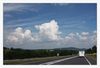 toller Wolkenhimmel irgendwo auf der Strecke (w&auml;hrend der Fahrt fotografiert)