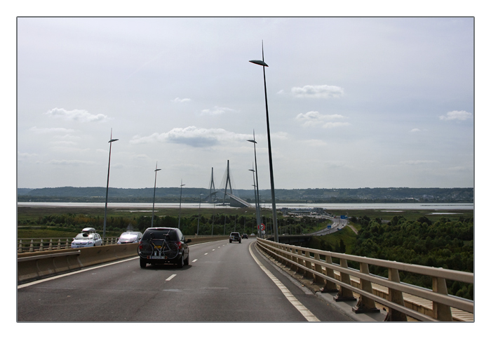 Seinebrücke bei Le Havre, Pont de Normandie