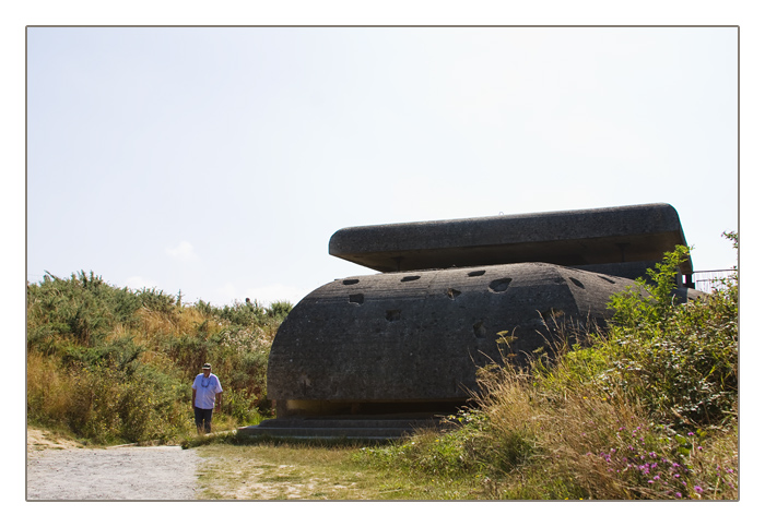 deutsche Geschützbunker an der Küse bei Longues-sur-Mer