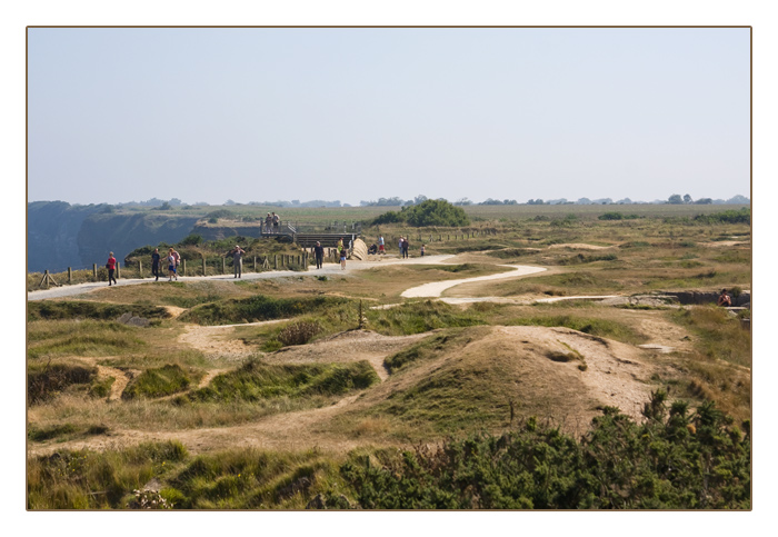 Bombentrichter, Gedenkstätte Pointe du Hoc