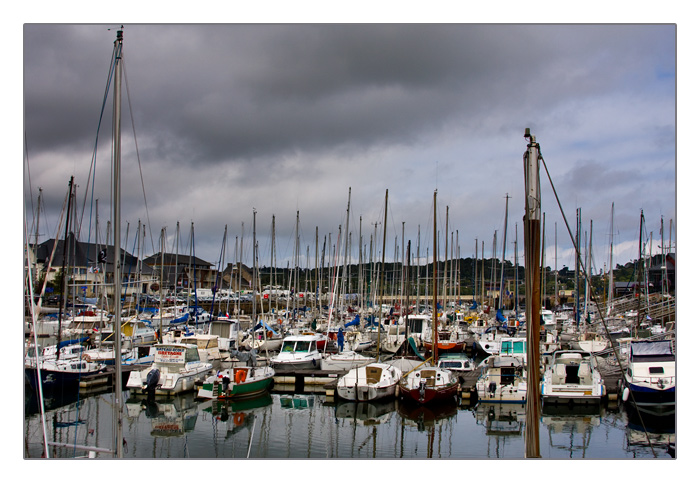 der Hafen (Port) von Paimpol, Côtes-d’Armor, Bretagne