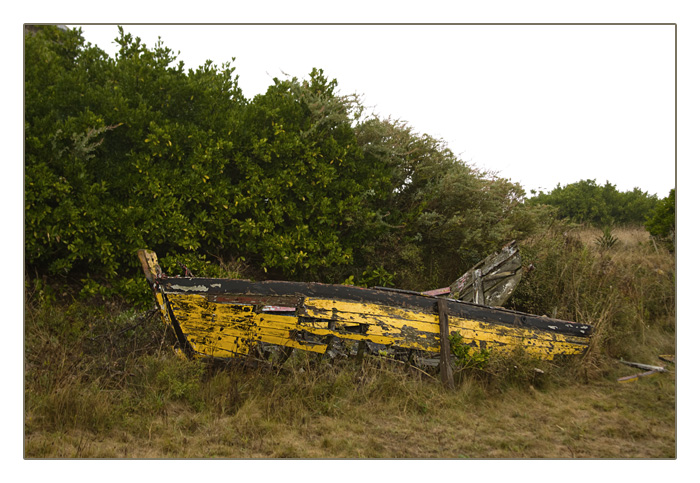 altes Fischerboot, Lampaul-Plouarzel, Finistère, Bretagne