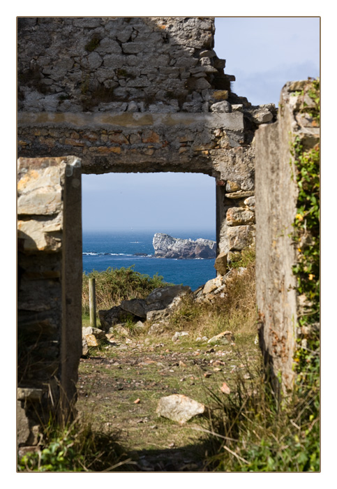Villa von Saint-Pol-Roux (frz. Poet) mit Blick auf das Meer, Camaret-sur-Mer