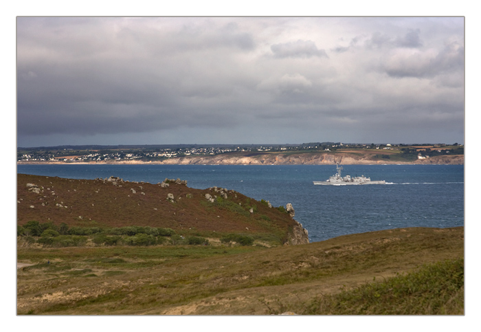 Militärschiff, Camaret-sur-Mer, Halbinsel Crozon