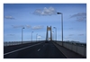 Seinebrücke bei Tancarville, le Pont de Tancarville, Seine-Maritime, Haute-Normandie