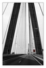 Seinebrücke bei Le Havre (sw), Pont de Normandie, Seine-Maritime, Haute-Normandie
