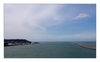die Mündung der Seine in den Ärmelkanal, Le Havre, Seine-Maritime, Haute-Normandie