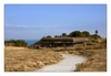deutscher Geschützschartenstand an der Küse bei Longues-sur-Mer, Calvados, Normandie