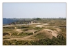 Bombentrichter, Gedenkstätte Pointe du Hoc, Calvados, Normandie