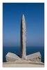 Denkmal für die Ranger, Gedenkstätte Pointe du Hoc, Calvados, Normandie