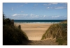 Strandzugang, Le Rozel, Halbinsel Cotentin, Manche, Normandie