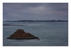Ausblick auf viele kleine Inselchen und Paimpol, Pointe de Bilfot, Plouézec, Côtes-d’Armor, Bretagne