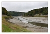 der Fluss Morlaix bei Ebbe, Rivière de Morlaix bei Taule, Finistère, Bretagne