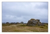 Felsformationen aus Granit, Algenfischer-Dorf Meneham, Ménez Ham bei Kerlouan, Finistère, Bretagne