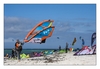 Kitesurf-Segel, Plage de Sainte-Marguerite, Landéda, Finistère, Bretagne