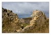 Villa von Saint-Pol-Roux (frz. Poet) mit Blick auf den Leuchtturm (Phare) de la point du Toulinguet, Camaret-sur-Mer, Halbinsel Crozon, Finistère, Bretagne