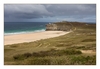 Pointe Toulinguet (Toulinguet Landzunge) mit Strand (Plage) Pen Hat, Camaret-sur-Mer, Halbinsel Crozon, Finistère, Bretagne