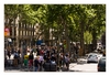 la Rambla voller Menschen, Barcelona