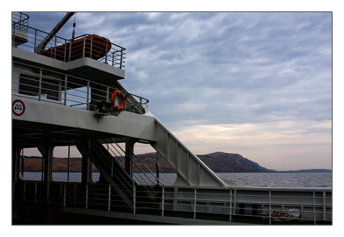 beim &Uuml;bersetzen mit der F&auml;hre vom Festland auf die Insel Rab