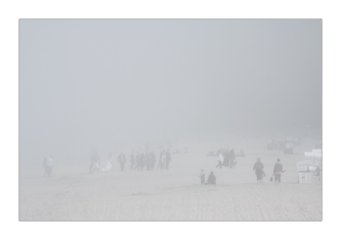 Küstennebel- Hochzeitsfotografie, Binz, Insel Rügen