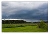 schwarzer Himmel auf der Heimfahrt