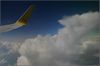 Wolkenformation auf dem Flug