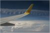 Wolkenformation auf dem Flug