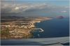 Lande- Anflug auf Teneriffa-Süd